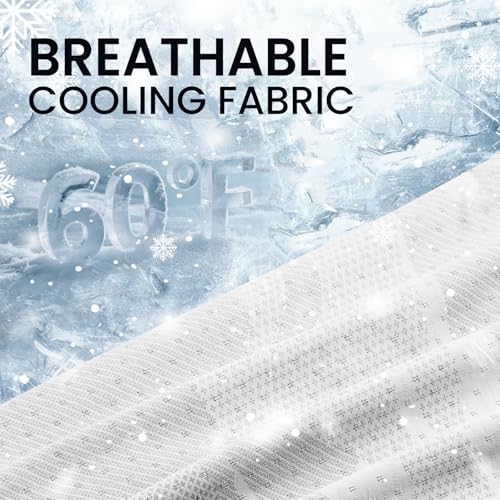 Cooling Balaclava Face Mask - Breathable Sun Protection - White