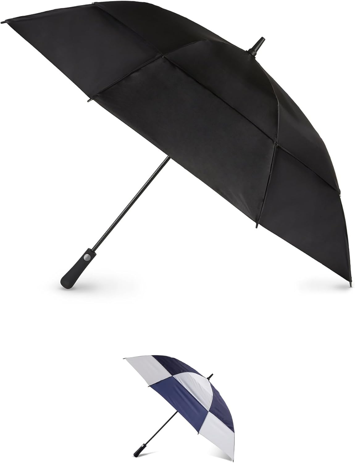 Totes Golf Umbrella - Large Vented Design with UV & Water-Repellent Protection | Auto Open Feature