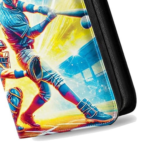 900 Card Baseball Card Binder - Sports Trading Card Album with 9-Pocket Pages