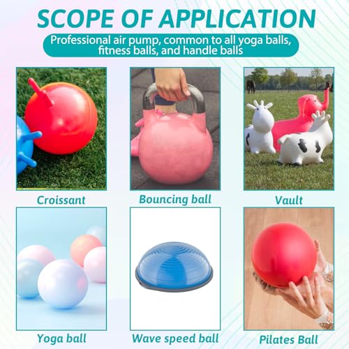 6-Piece Yoga Ball Plug Replacement Kit with Remover Tool