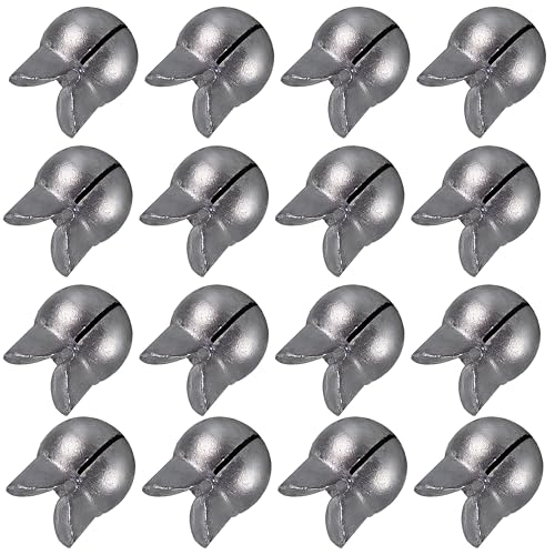 Split Shot Fishing Weights, Round Removable Sinkers - Grey, 0.5g 100pcs