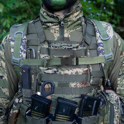 1'' Quick Side Release Buckle for Tactical Vest & Backpack - Black