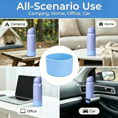 Silicone Protective Boot for Owala 32oz Water Bottles - Out of the Blue