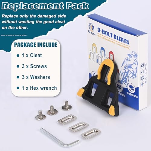 Single Road Cycling Cleat for SPD-SL Pedals - 6° Float