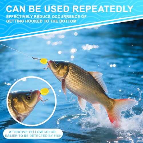 100PCS Fake Corn Soft Fishing Baits - Scented Floating Lures for Carp