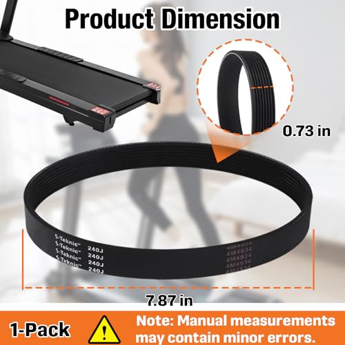 Treadmill Drive Belt for Sole Models F63, F80, F85 - EPDM