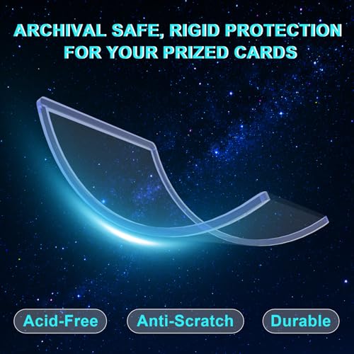 CardArchiver 200ct Top Loaders & Sleeves Set - 100 rigid 35pt top loaders + 100 soft sleeves