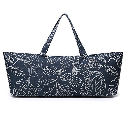 Full-Zip Yoga Mat Bag with Holder - Leaves Design