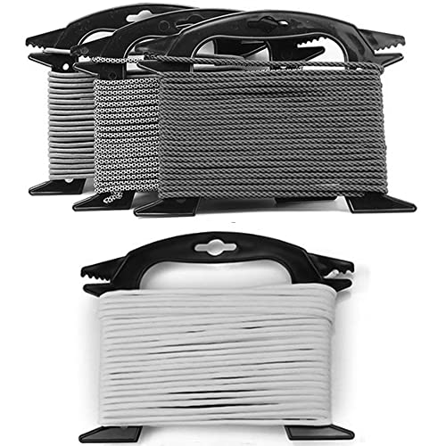 Paracord Rope Winder - 2 Pack Black Cord Organizer Spools