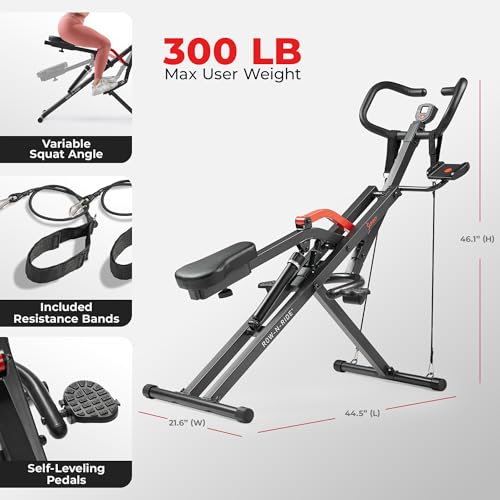 Row-N-Ride Pro Trainer for Full-Body Home Exercise - Adjustable Resistance