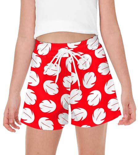 Boys 4th of July Swim Trunks Quick Dry Hawaiian Shorts with Pockets