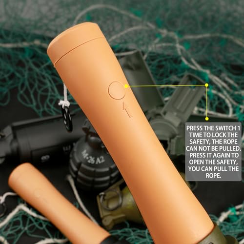 M24 Airsoft Grenades - 2PCS Tactical Toy Hand Grenades - Green