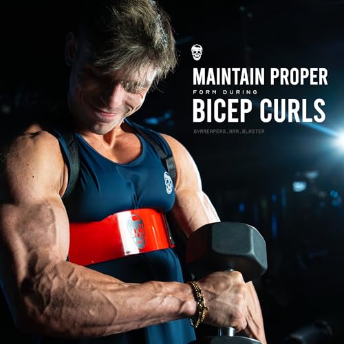 Bicep Arm Blaster - Adjustable Curl Isolator with Padded Edges - Black
