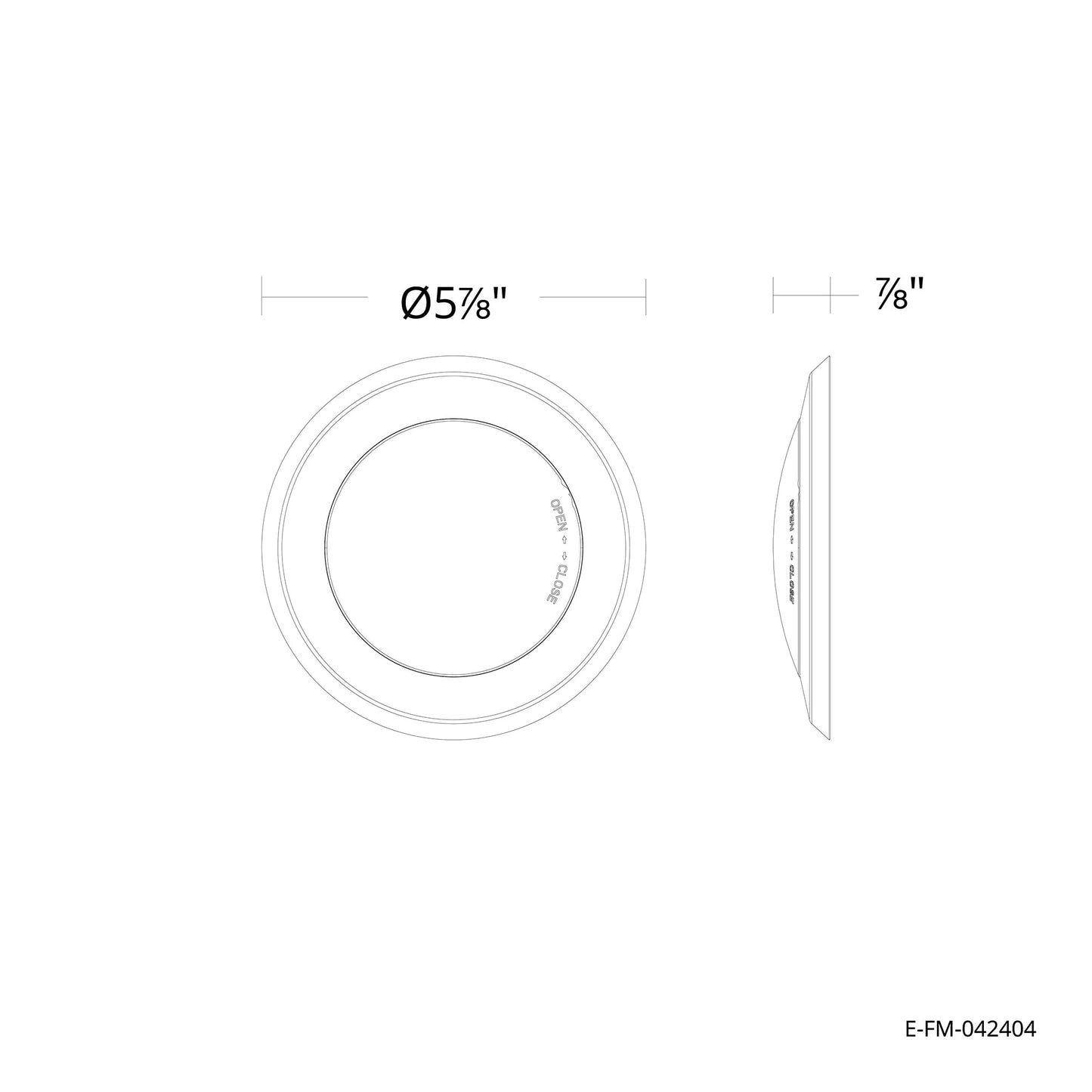East Grove Home Builder Essential 6in Round Disc LED Recessed Flush Mount 10W 800 Lumens with 5-CCT 2700-3000-3500-4000-5000K in White (Pack of 12)