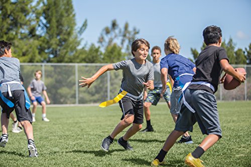 Flag Football Set with 10 Belts, Flags, Cones & Rules - 0 / Flag Football Set