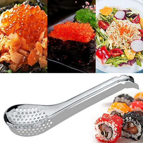 Stainless Steel Spherification Spoon Set of 2 - Silver