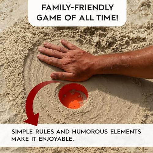 Portable Beach Ring Toss Game Set - Lightweight Outdoor Lawn Game for Beach, Backyard & Travel