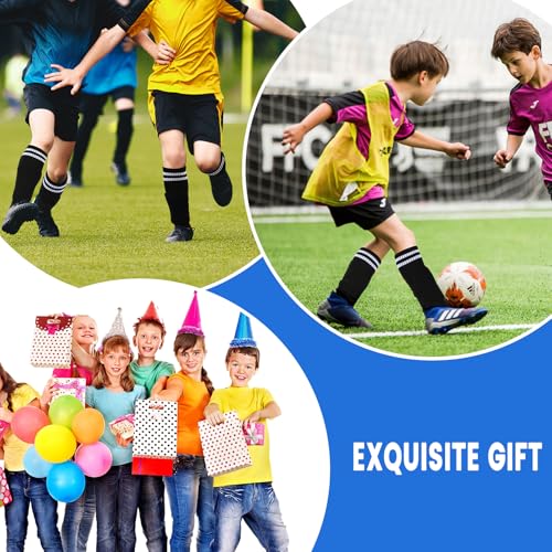Lightweight Soccer Shin Guards with Socks for Kids - Black, Small