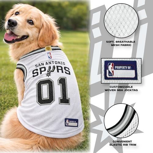 NBA San Antonio Spurs Dog Jersey - Small, Comfortable & Stylish