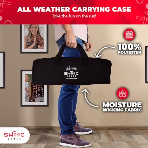 Rustic Ring Toss Game - All Weather - Standard Edition with 15+ Games Included