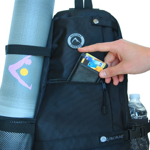 Yoga Sling Bag for Mats, Gym & Pickleball - Ebony