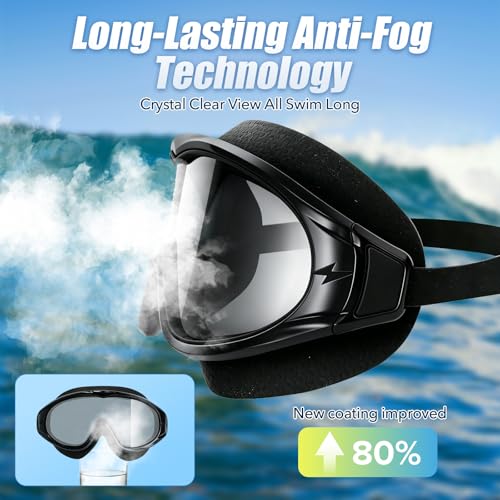 Seago Adult & Youth Anti-Fog Swim Goggles Clear View UV400 Pool Goggles