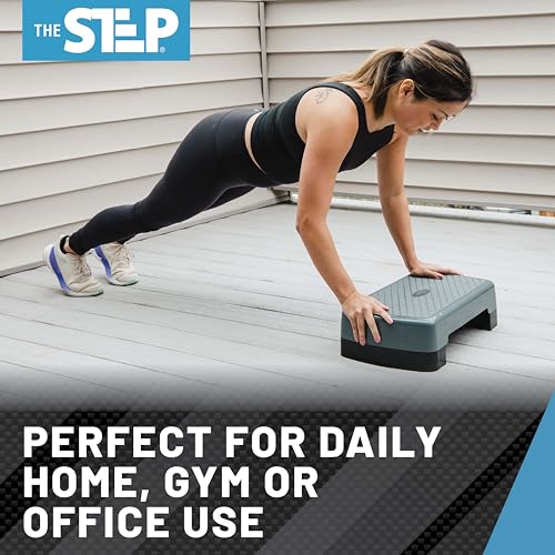 Mini Step Aerobic Platform for Home Workout - Adjustable Height