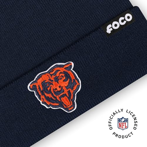 Chicago Bears Team Logo Beanie Hat - One Size