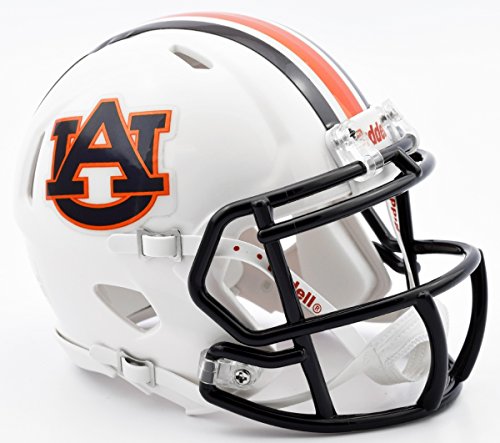 Auburn Tigers Mini Replica Chrome Football Helmet - 6"