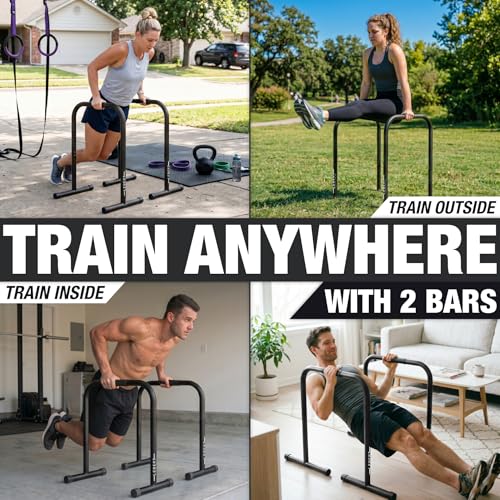 Total Body Strengthener Dip Station - Black XL
