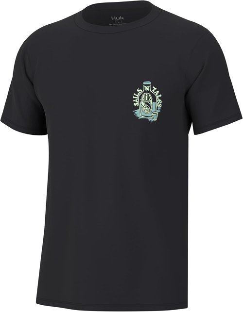 HUK Men's Fishing Tee - Performance Short Sleeve | Quick-Dry Comfort & Style