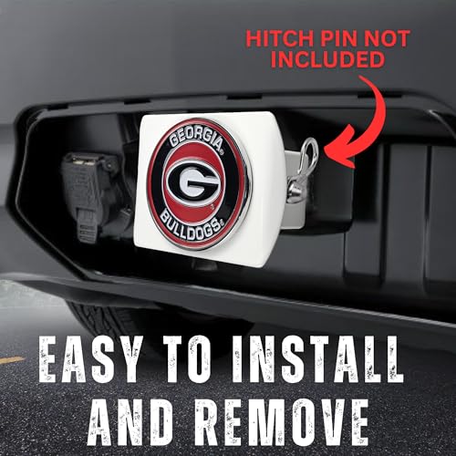 University of Georgia Bulldogs Hitch Cover - 3D Team Logo