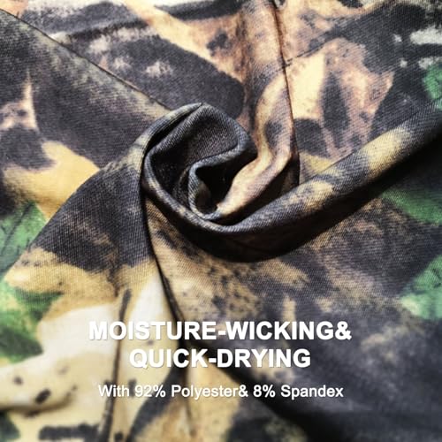 Camo Face Mask & Neck Gaiter - UV Protection & Cooling - Camo A