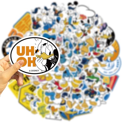 50-Piece Waterproof Cartoon Vinyl Sticker Set for Laptops & Water Bottles - B