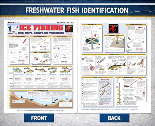 Waterproof Ice Fishing Quick Reference Guide - Rigs, Baits & Techniques