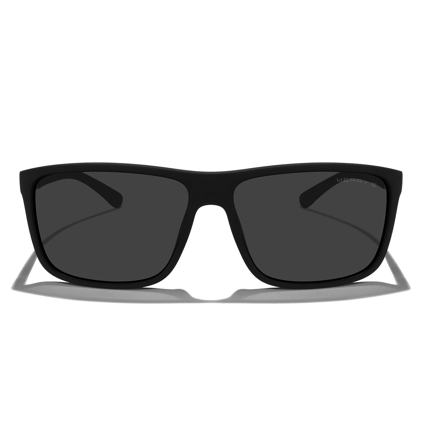 MERRY'S Rectangular Polarized Sports Sunglasses for Men Women Cycling Driving Fishing UV400 Protection S8225