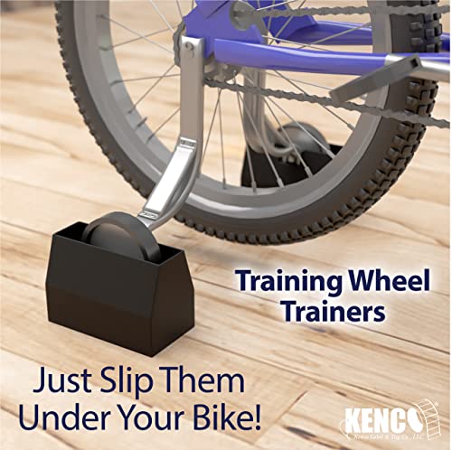 Kenco Kids Indoor Bicycle Training Stand with Black Training Wheels
