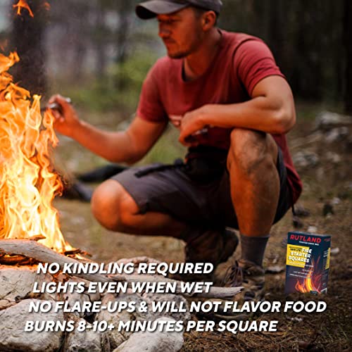 Fire Starter Squares - Heavy Charcoal Starters, 24 Count