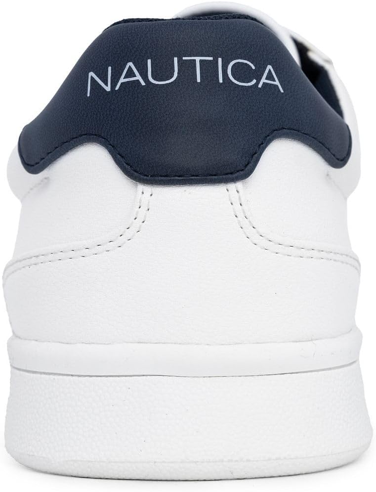 Nautica Men's Classic Low-Top Sneakers - Stylish Comfort for Everyday Wear | Versatile Design