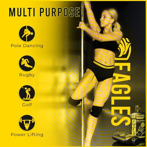 EAGLES Liquid Chalk for Gym, Climbing & Weightlifting – 60, 120, 280ml, Quick-Dry Grip Enhancer
