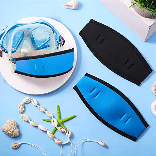 Neoprene Snorkel Mask Strap Cover - 2 Pack