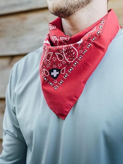 Insect Repellent Bandana - Light Blue - 1 Count