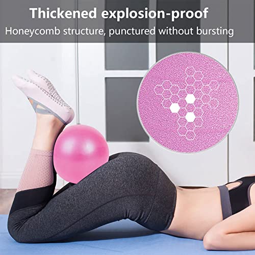 9-Inch Small Exercise Ball for Pilates & Yoga - Pink