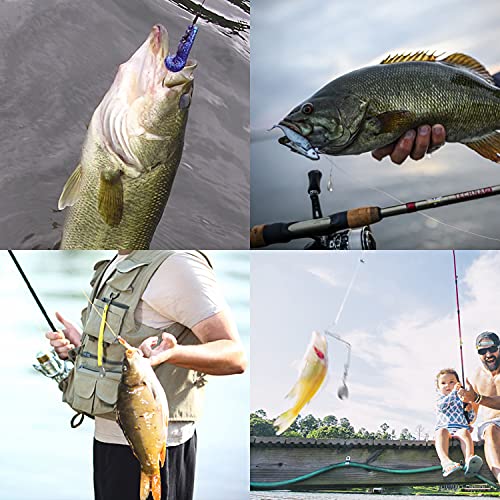 Silver Fishing Spinnerbait Blades - 6pcs DIY Lure Making Supplies