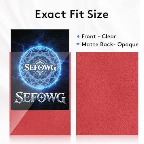 600ct Matte Card Sleeves for MTG & TCG - 6 Colors