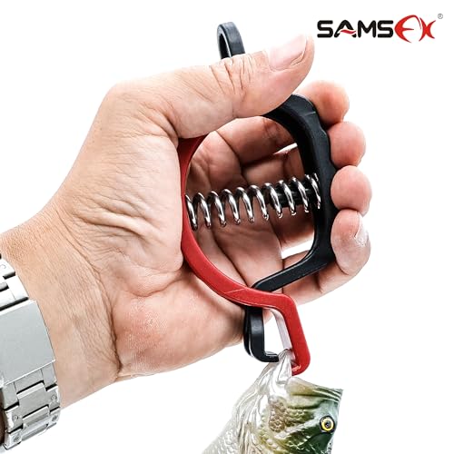 5.3-Inch Fish Lip Gripper with Non-Puncture Clamp and Scale