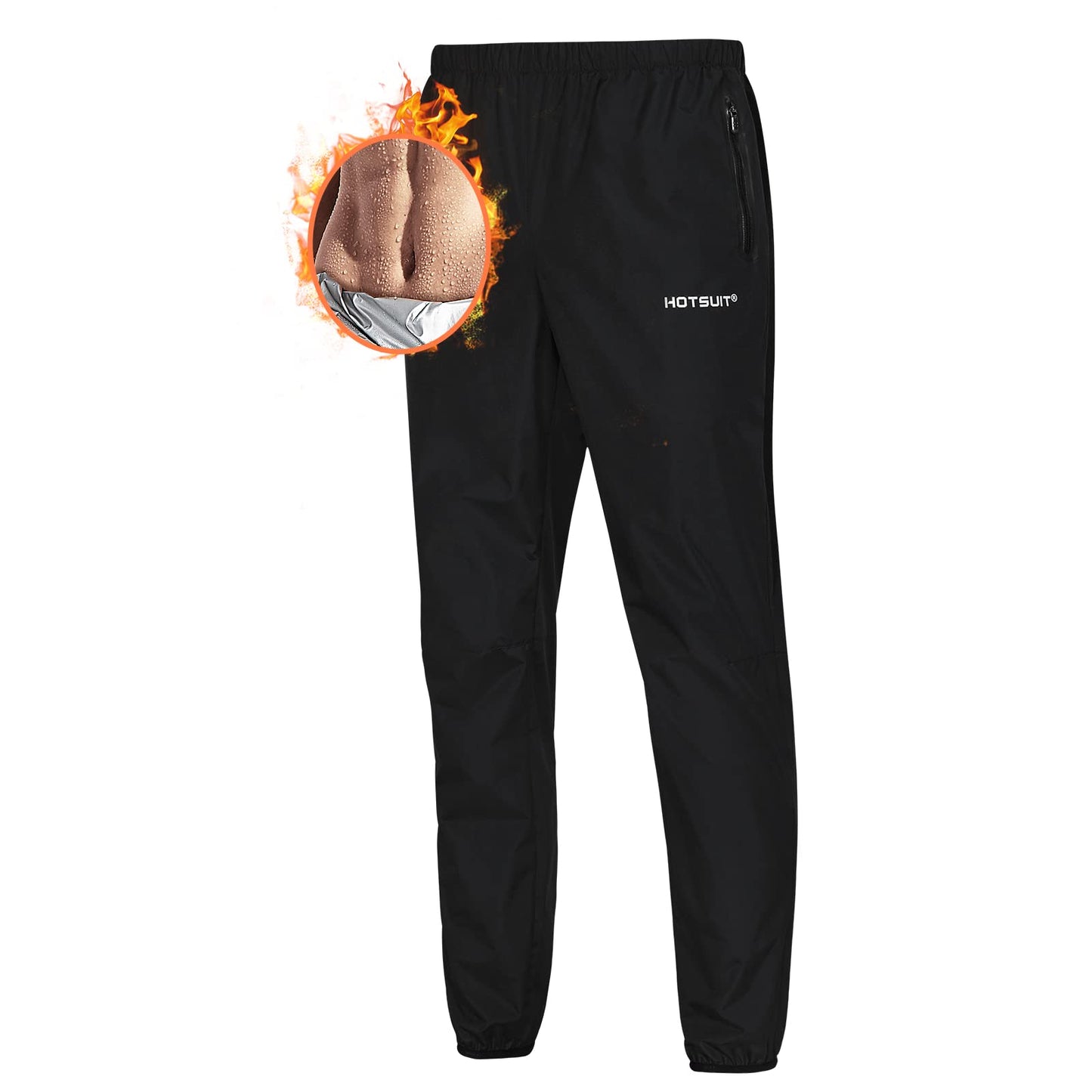 HOTSUIT Sauna Suit Men Anti Rip Boxing Sweat Suits Exercise Workout Jacket