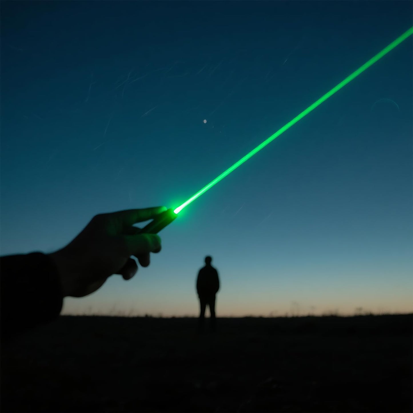 trunkhouse [Professional] Rechargeable Green Laser Pointer High Power Green Beam Light Long Distance Range for TV/LED/LCD Screens Tactical Flashlights Presentation Office/Classroom/Outdoors [203] (1)