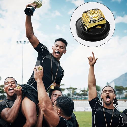 12 Pack Fantasy Football Championship Rings - Gold