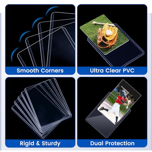 18 Hard Plastic Card Sleeves for Trading Cards - 3" x 4"